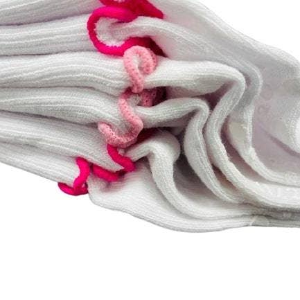 Flickor Single Manschett med krusning icke skid sömlös tå för wholesale av Sierra Socks