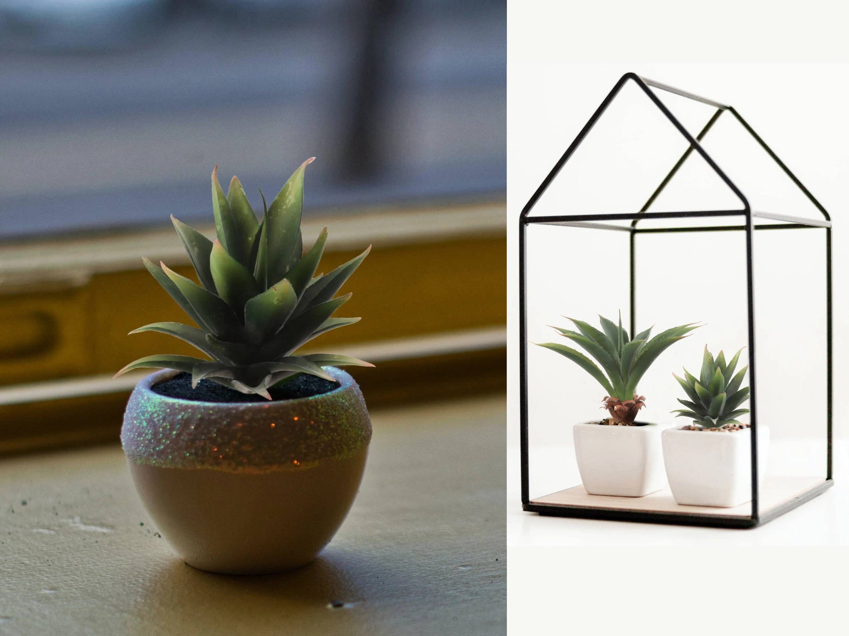 Larksilk - Wholesale Succulent - 6" Aloe Succulent - Realistic Faux Plant For Home Or Office1