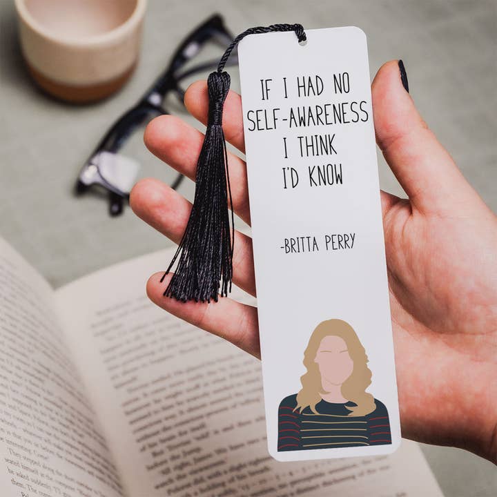 Britta Perry "Self Awareness" Bookmark | Community for wholesale by Callisto Design House