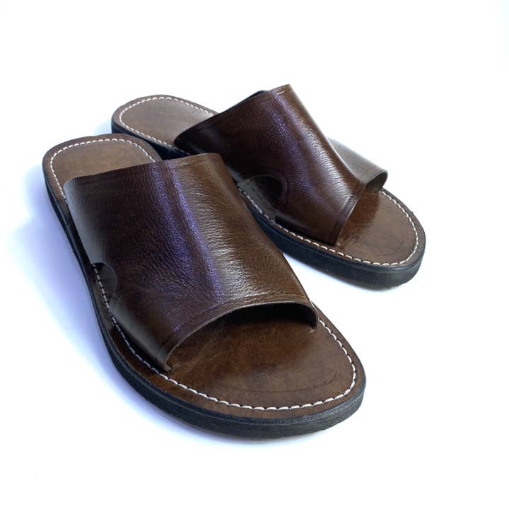 Berberwoolrug – wholesale Sandals – Men's – Handmade Moroccan Leather Sandals: Versatile Comfort for Men2
