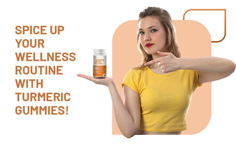 Prowise Healthcare - Wholesale Oral Supplement/Vitamin - Turmeric and Ginger Gummies | 60 Vegan Pro Gummies5