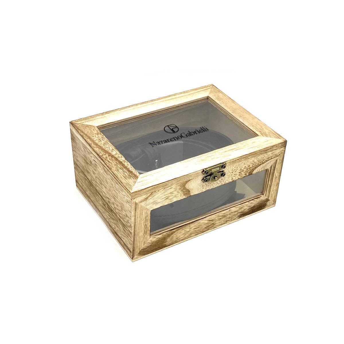 Preto Ideias para Presentes, Cinto de Couro com Caixa de Madeira, N.Gabrielli, art. para venda a revendedores na Faire2