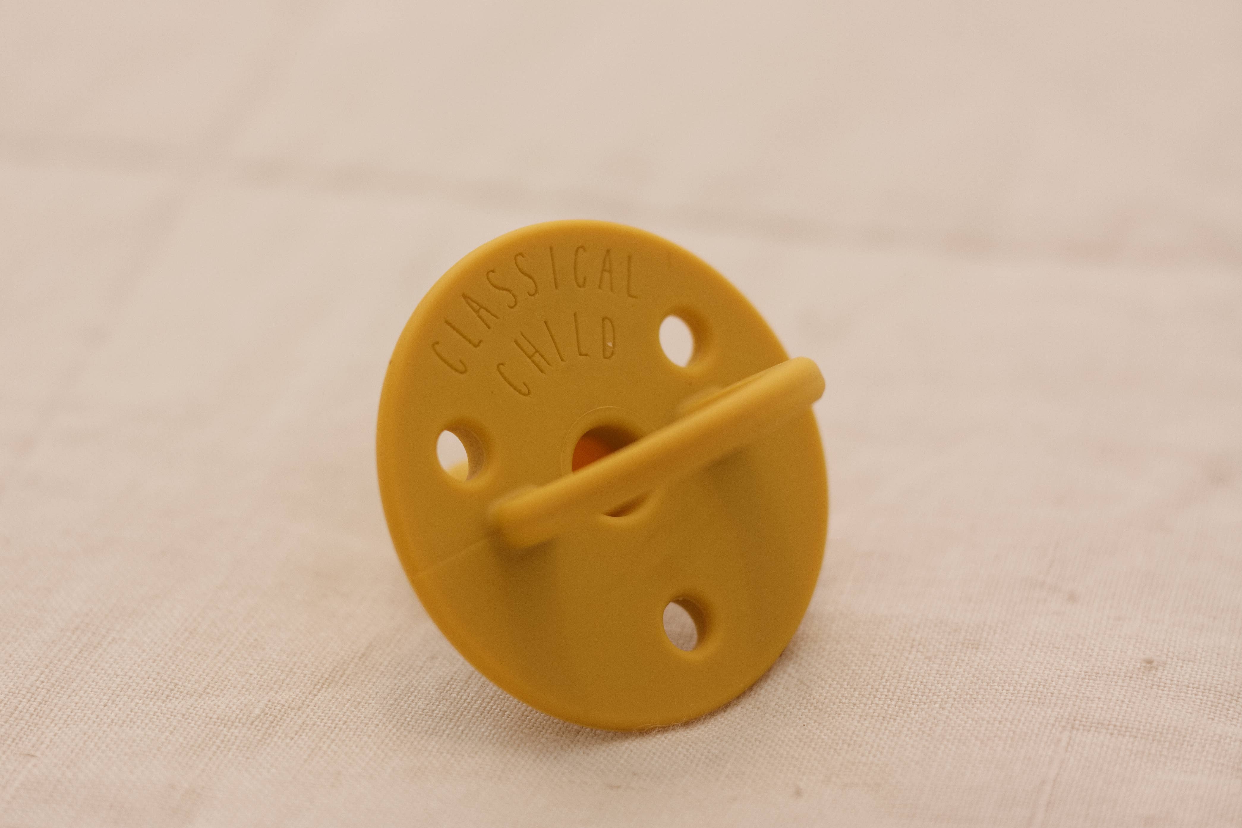 Classical Child - Wholesale Pacifier - Baby - Eco-Friendly Baby Pacifier in Mustard Color7