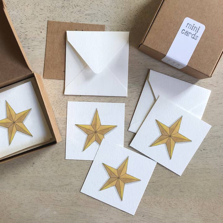 Mini Cards Set / Lucky Charms . Stars for wholesale by Yeesan Loh
