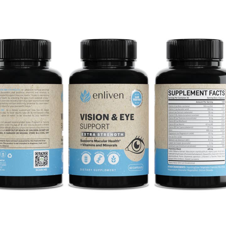 Enliven - Wholesale Oral Supplement/Vitamin - Enliven Vision & Eye Support1