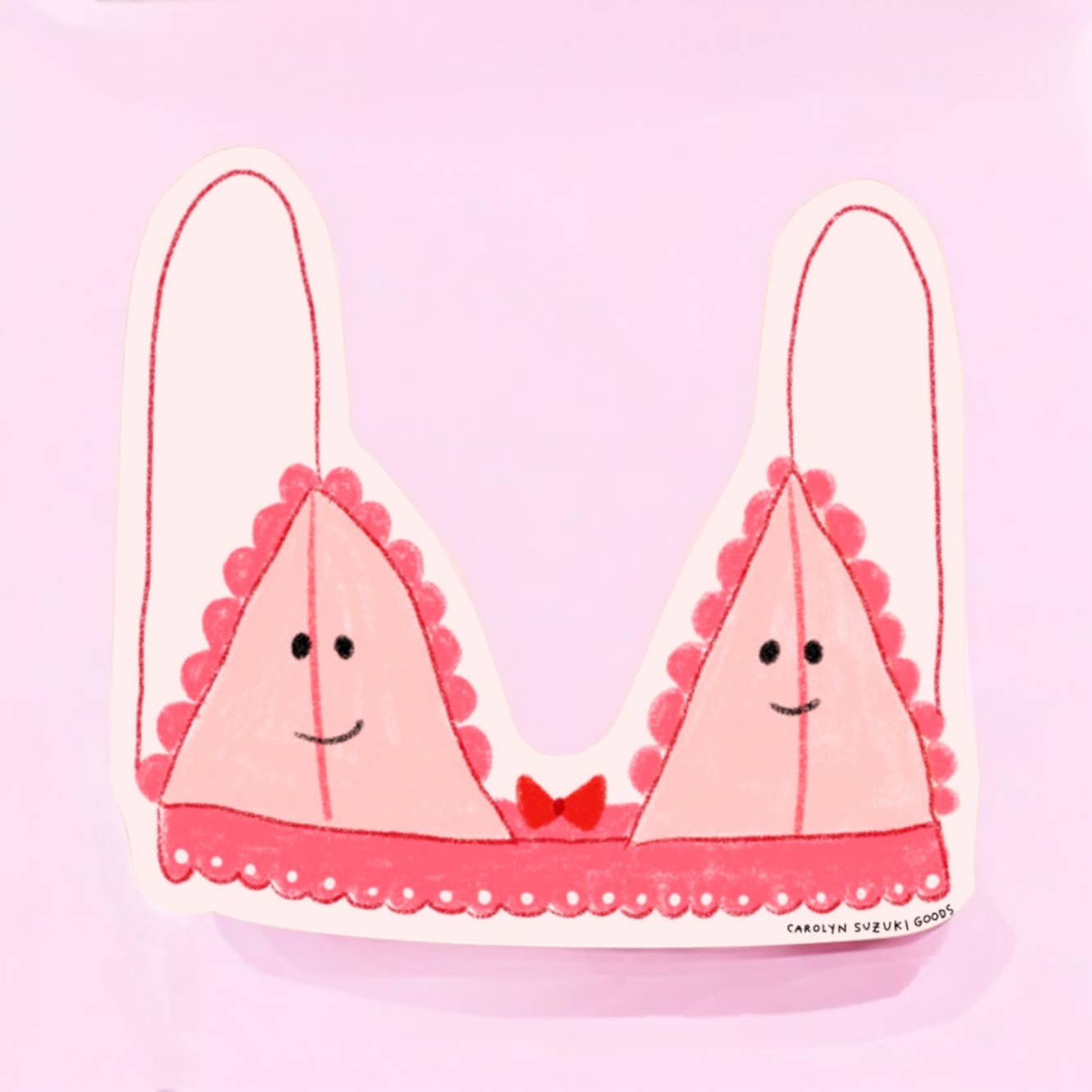 Carolyn Suzuki - Vendita all'ingrosso Adesivo - Cuties For My Boobies - Adesivo fustellato