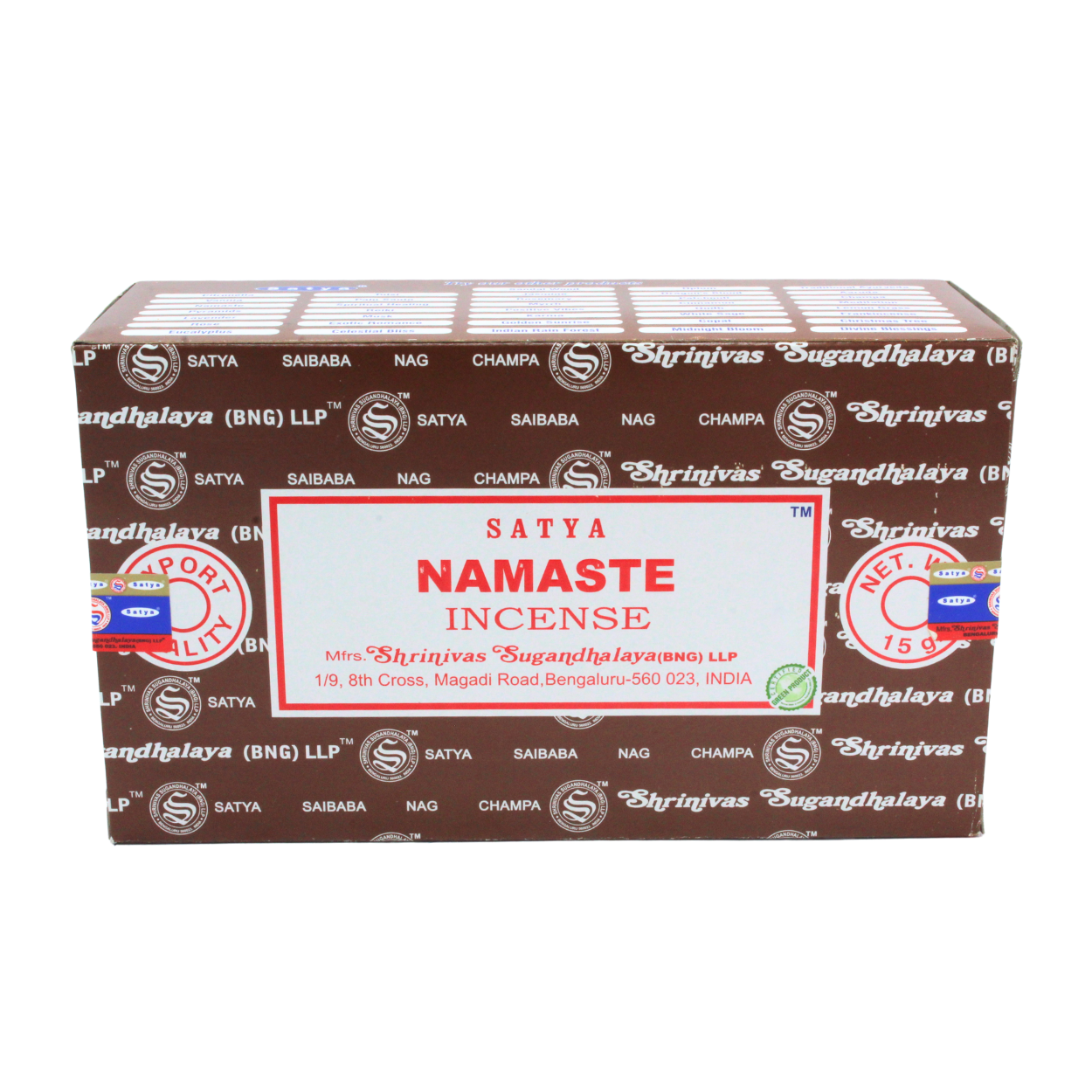 Green Tree – Großhandel Räucherwerk – Satya Namaste Räucherstäbchen1