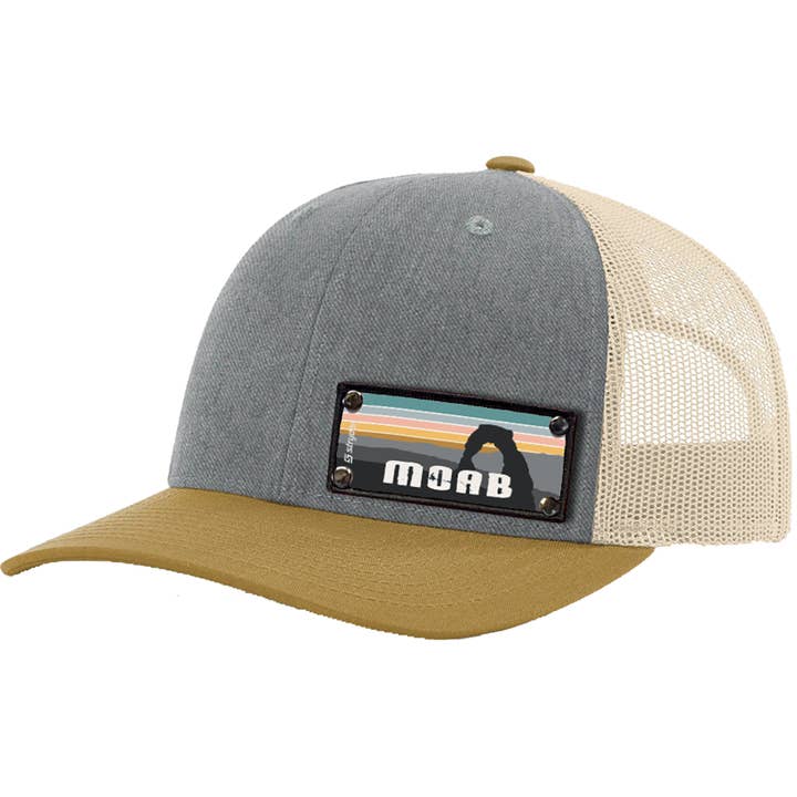 Moab Sunset Turquoise RCH115 H.Gray Birch & A.Gold Hat for wholesale by Stryder Gear