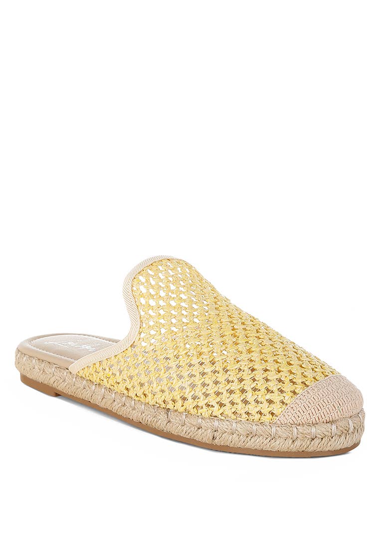 Rag Company - Wholesale Mules - Women's - Nongai Raffia Espadrilles Mules4