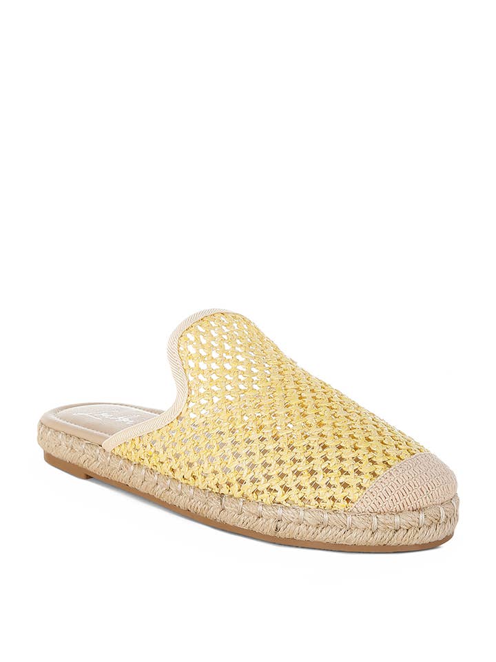 Rag Company - Wholesale Mules - Women's - Nongai Raffia Espadrilles Mules4