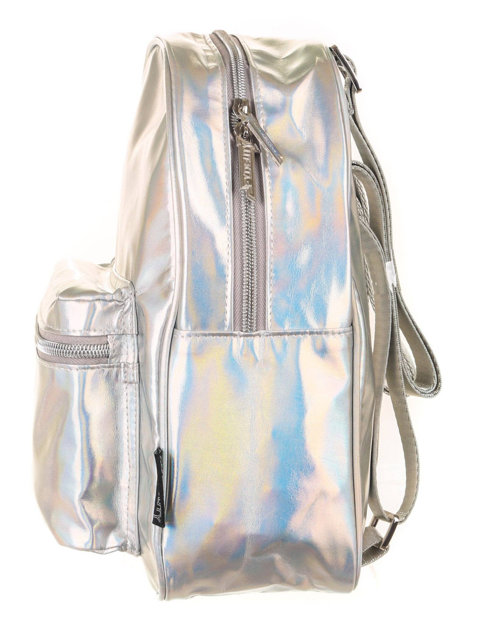 Fydelity - Vendita all'ingrosso Zaino - Donna - 86221: Mini Zaino | Argento Laser Metallico4