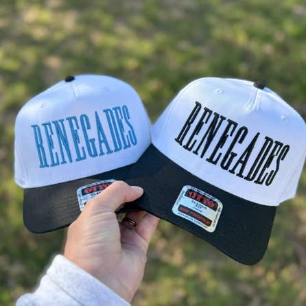 Hillside Threads Wholesale - Wholesale Baseball Cap - Women's - VINTAGE 3D Puff Cap- Embroidered Two Tone- Customize3