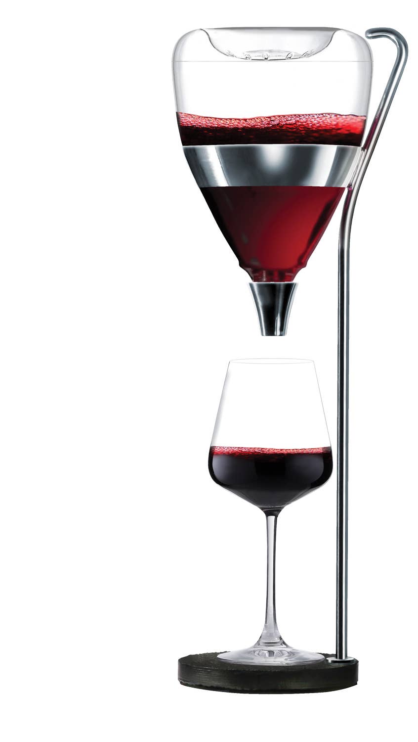 VINOTIVE - Vente Aérateur de vin - Distributeur de vin ventilé Vortex Tower Tritan® Edition1