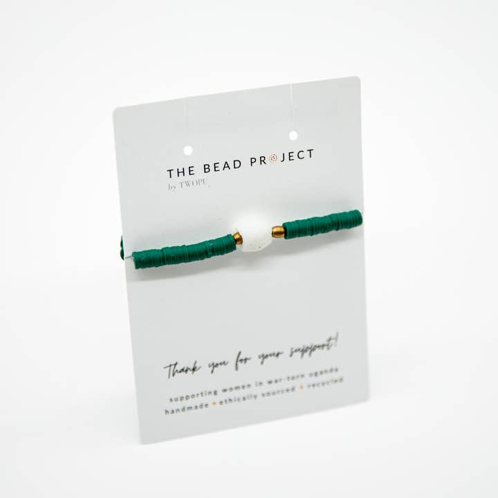 The Bead Project by TWOPU - Wholesale Beaded Bracelet - Vibe Bracelet | Heishi Beads & Recycled Glass Beads5