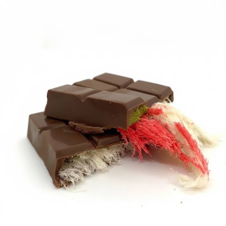 Aladdin - Wholesale Chocolate Bar - Angel Hair Milk Chocolate with Pistachio & Cotton Candy - 100gr3