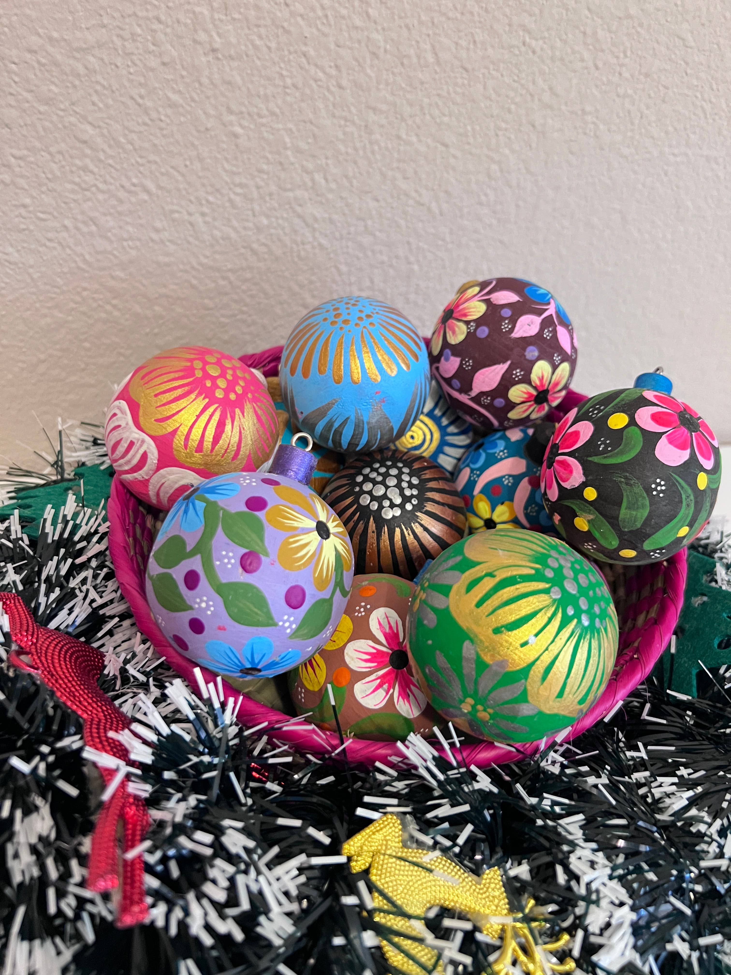 Doña Cata Art - Wholesale Ornament - Mexican Ornaments, Hand Painted Ornament, Christmas Ornament3