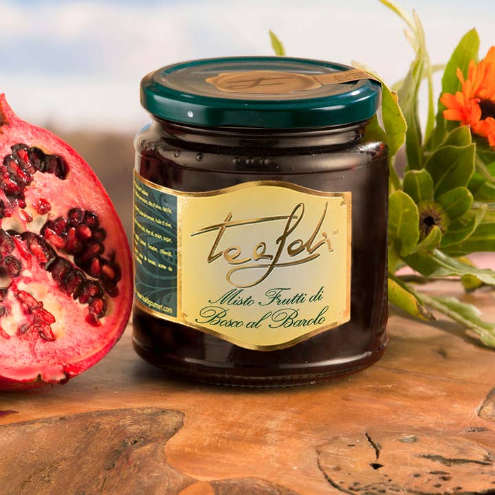 ANTICO PASTIFICIO TEALDI SRL (Tealdi) - Vendita all'ingrosso Marmellata/Gelatina - Misto Frutti Bosco Al Barolo V.V. F/12*310