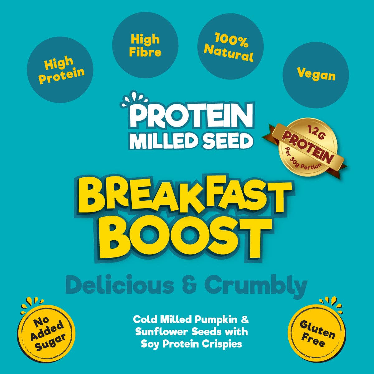 Good4U – Proteína/Superalimento em pó por atacado – Protein Breakfast Boost: mistura de sementes moídas com proteína Good4U1