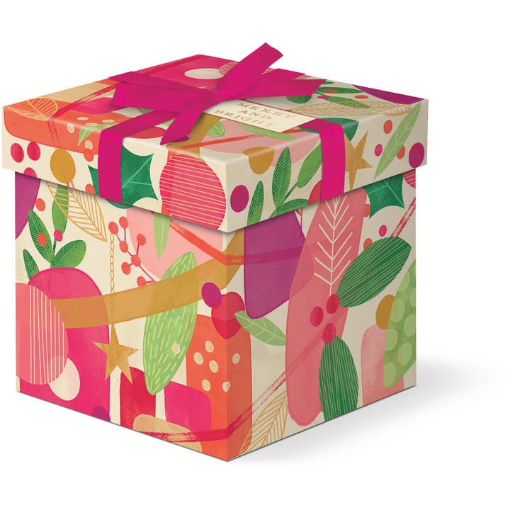 Lady Jayne - Wholesale Decorative Box - DECK THE HALLS CREAM DECORATIVE BOX