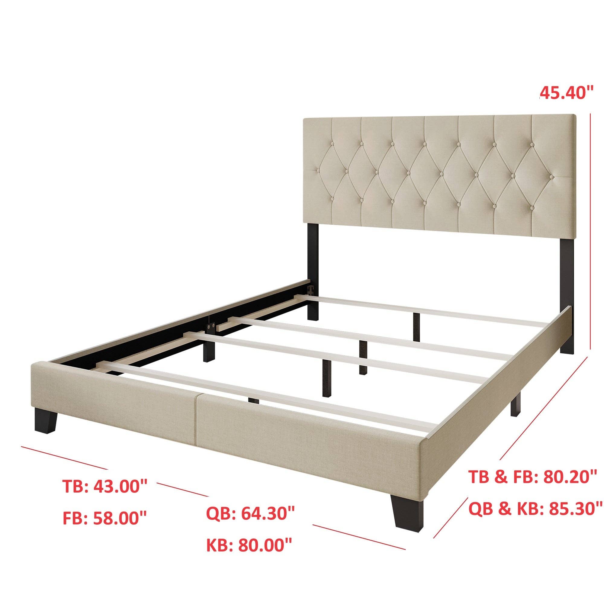 Home Design - Wholesale Bed - Dillon Tufted Upholstered Panel Bed10