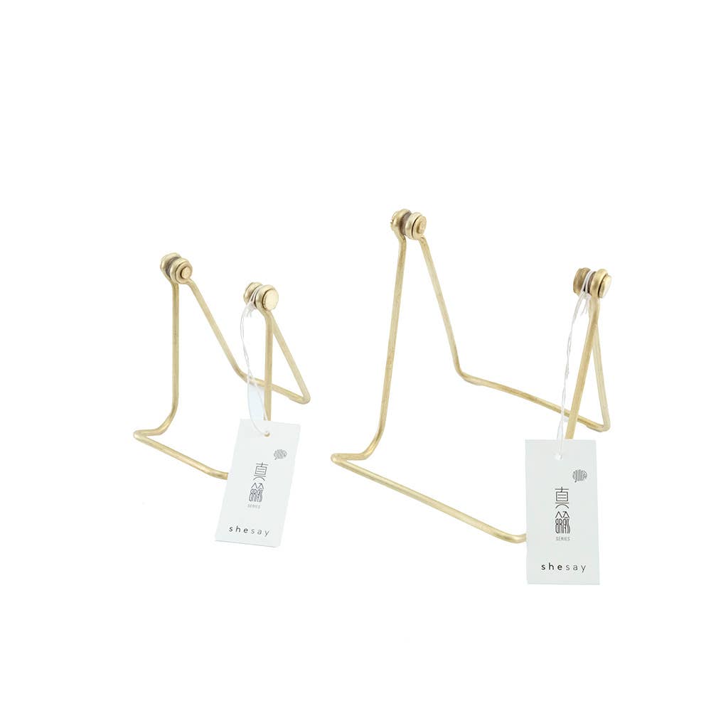 shesay - Wholesale Phone/Tablet Stand - Brass Folding Display Stand – Slim & Elegant Holder11
