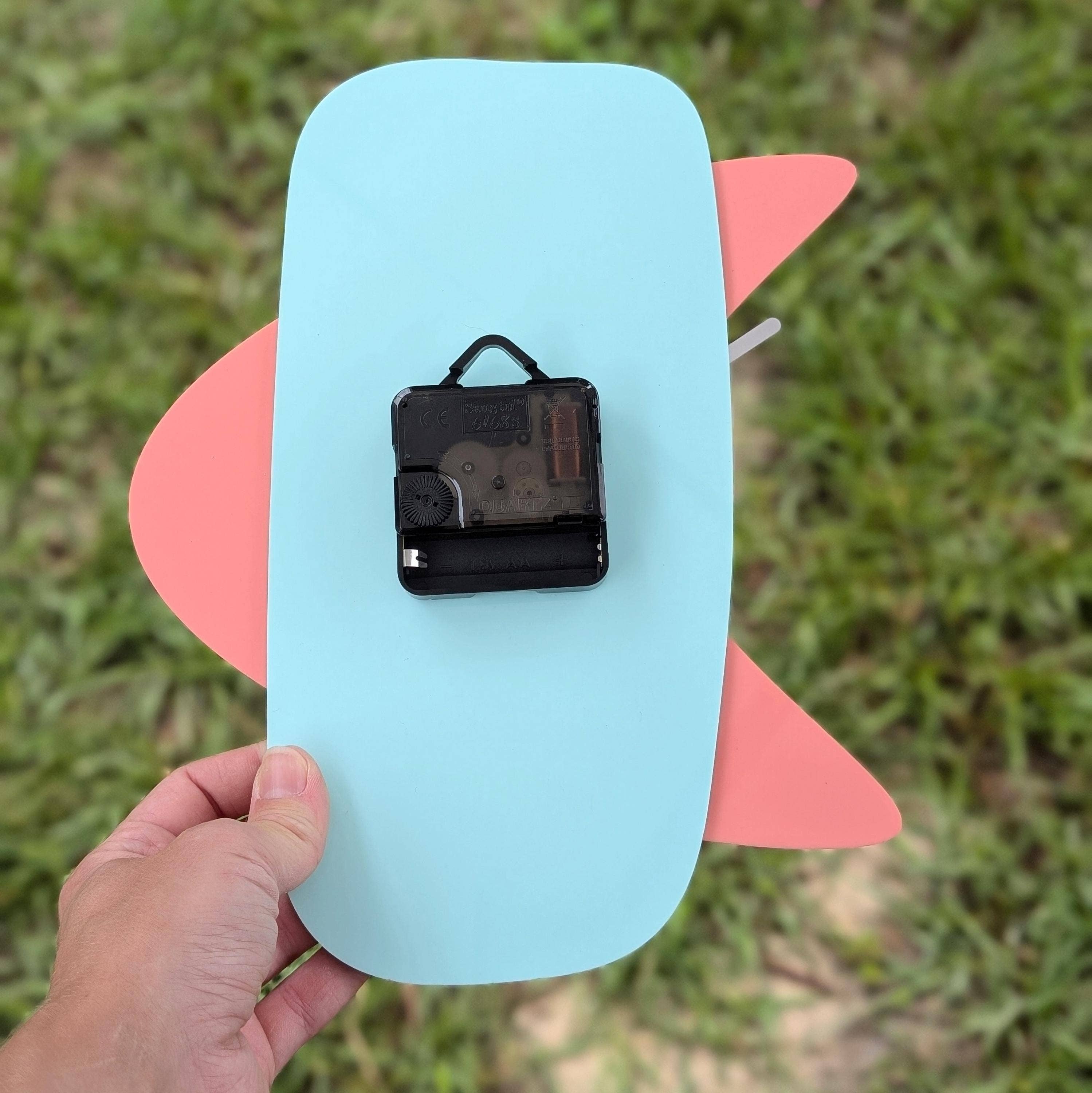 Shelfish Modern - Wholesale Wall Clock - Mid Century Retro 50s Style Clock - Atomic Clock - Kitchen Clock - MCM Decor - Mid Century Modern Clock -Funky Nursery Clock - Diner Decor3