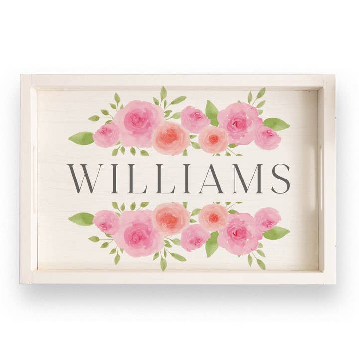 Vassoio da portata in legno Williams Rose per la vendita all'ingrosso da parte di Rustic Marlin