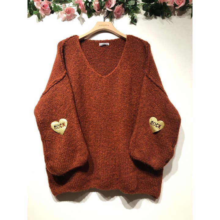 LINEN & COTTON HOUSE - Wholesale Tunic sweater – Women’s - 5269 LOVE MOHAIR WOOL SWEATER11