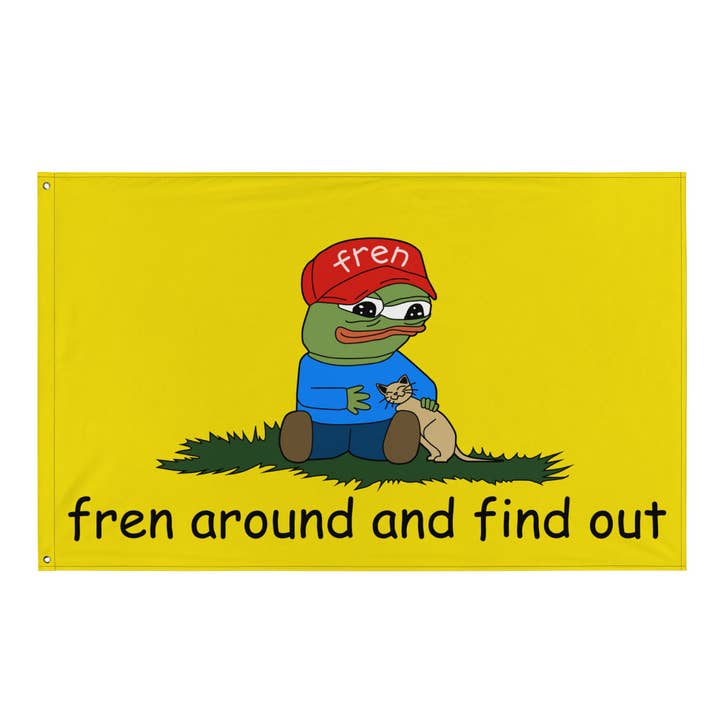 Fren Alrededor de la Bandera para venta al por mayor de StickThisOn