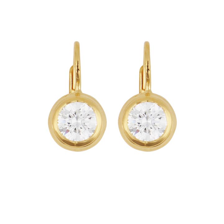 HART - Wholesale Dangle Earrings - Bezel Drop Earrings