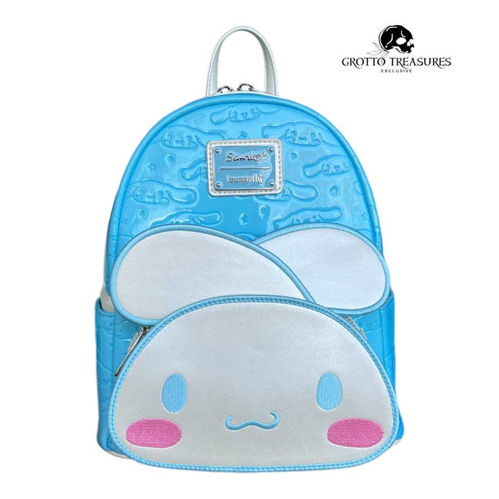 Grotto Treasures - Wholesale Backpack - Unisex - Grotto Treasures Exclusive - Sanrio Cinnamoroll Moveable Ears Mini Backpack1