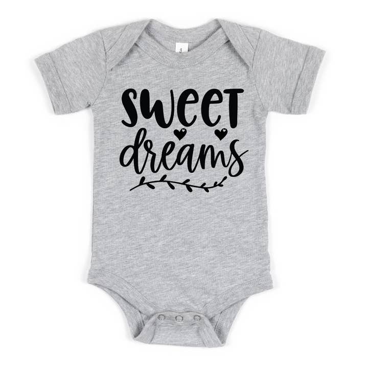 Sweet Dreams Cotton Onesie Baby Gift for wholesale by Mama and Littles Apparel