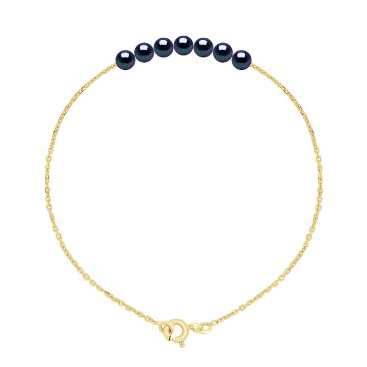 Bracciale con 7 autentiche perle coltivate d'acqua dolce per la vendita all'ingrosso da parte di Mitzuko