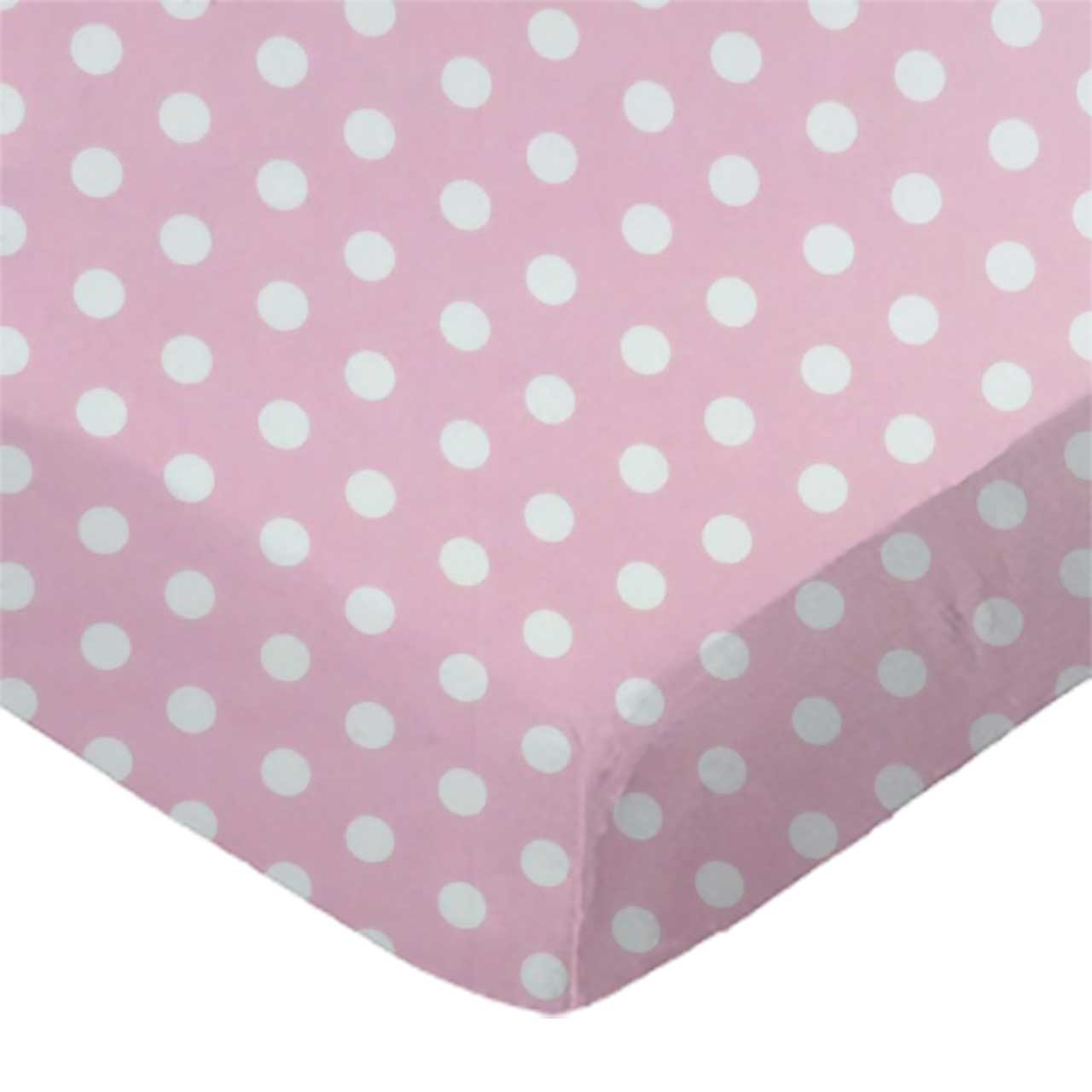 SheetWorld - Vente Drap pour berceau/lit pour bébé - Moïse Drap Panier 13 x 27 - Coton Tissé Primaire Polka Dots0