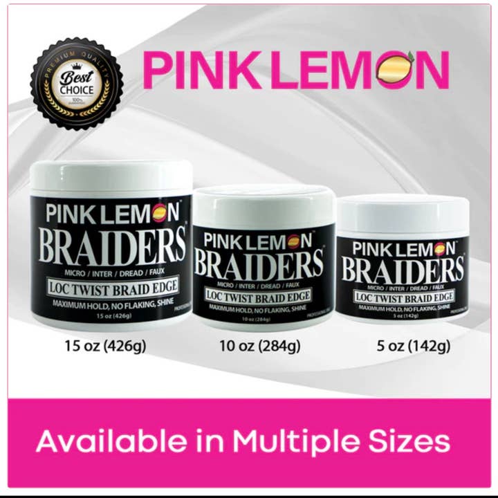 GIFTHAIRS BEAUTY STORE - Wholesale Hair Styling Gel/Mousse - PINK LEMON BRAIDERS GEL