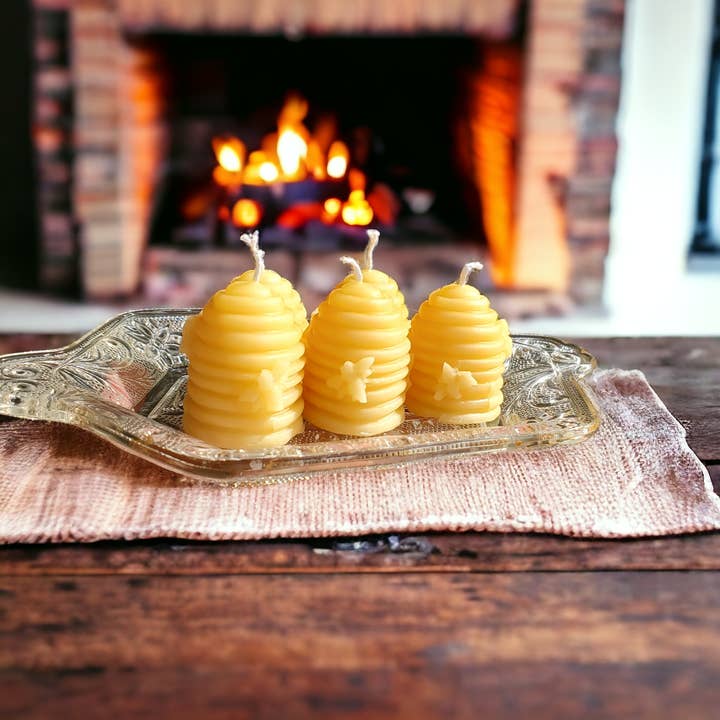 Different Branches – wholesale Novelty candle – Handmade in Ohio Single pure beeswax beehive candle no drip