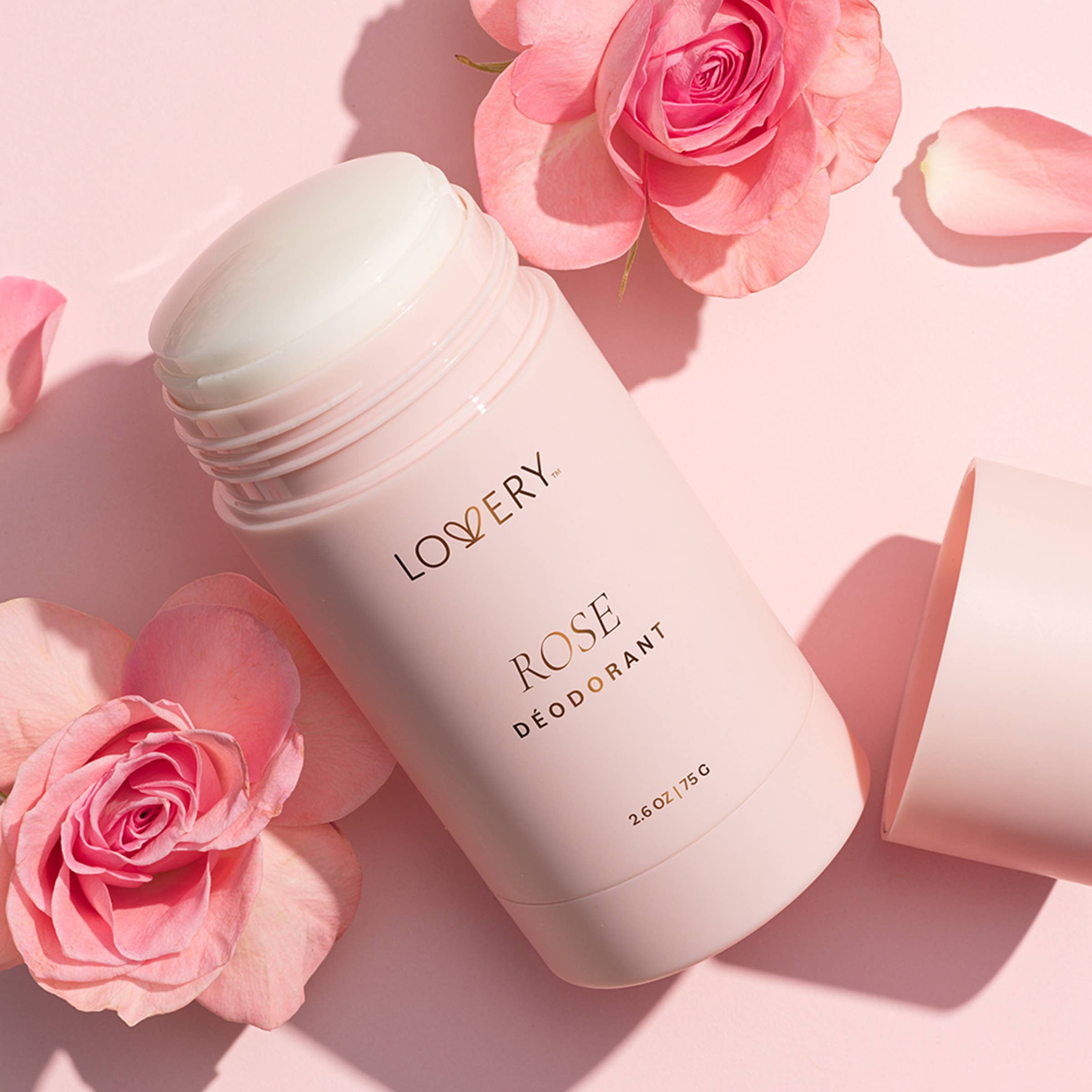 Lovery - Wholesale Deodorant - Women's - Vanilla, Coconut, Rose, Womens Unscented Aluminum Free - 4pc10