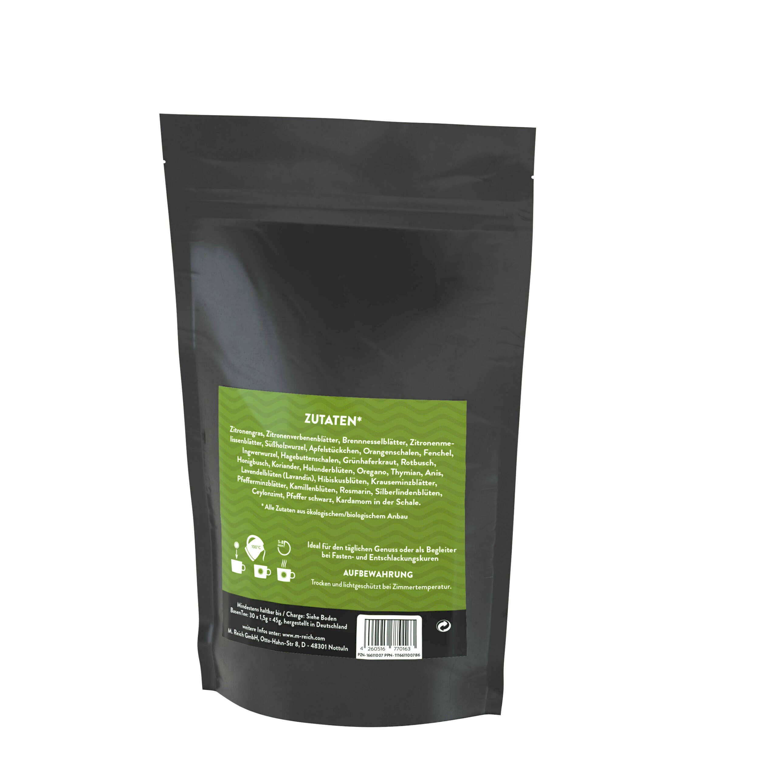 M. Reich - Wholesale Health/Detox Tea - M. Reich basic tea, 30 filter bags8