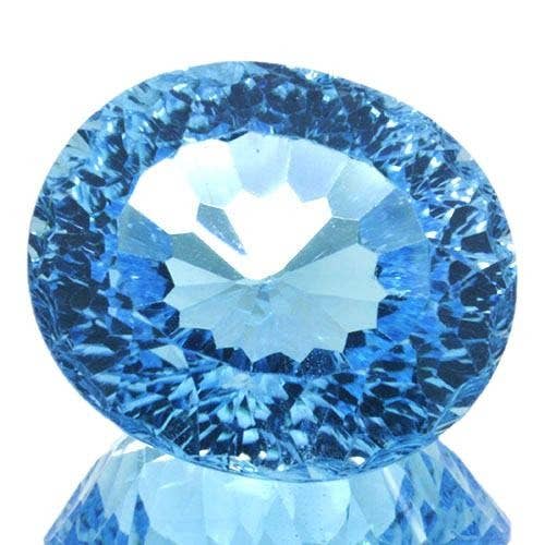 Topazio blu 18.48 ct Taglio Ovale per la vendita all'ingrosso da parte di Naturjoya
