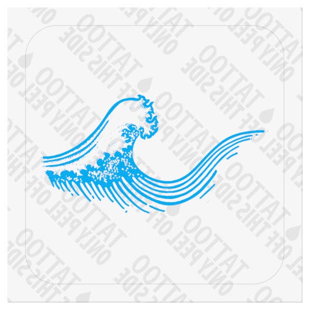 Inkbox - Wholesale Temporary Tattoo - Palm Wave (2"x2") - 2 Pack