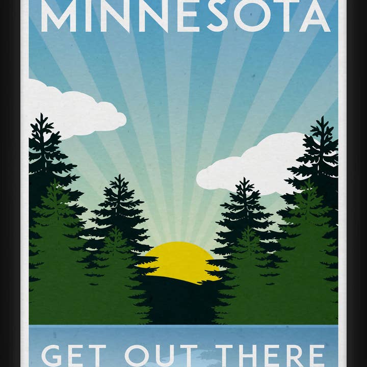 Get Out There 20'' x 18'' Framed Wall Art for wholesale by PTM Images