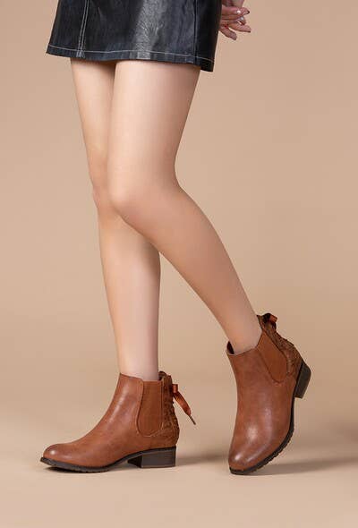 LADY GLORY – Botas Chelsea – Mulher por atacado – Bota Chelsea feminina com estampa de píton8