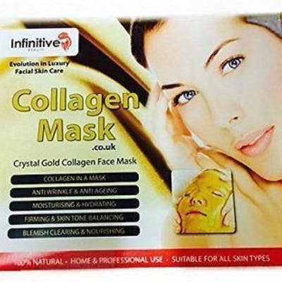 My Wholesale Warehouse - Wholesale Skincare Face Mask - Infinitive Beauty Crystal 24K Gold Collagen Face Mask1