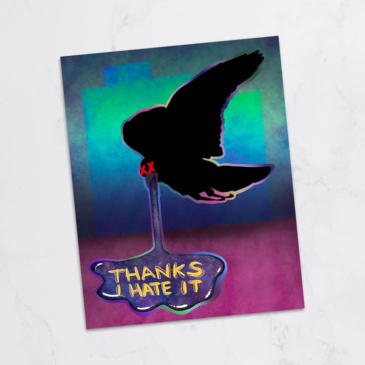 Thanks I Hate It art print for wholesale by Chaos Engine (formerly Eyedot Creative)