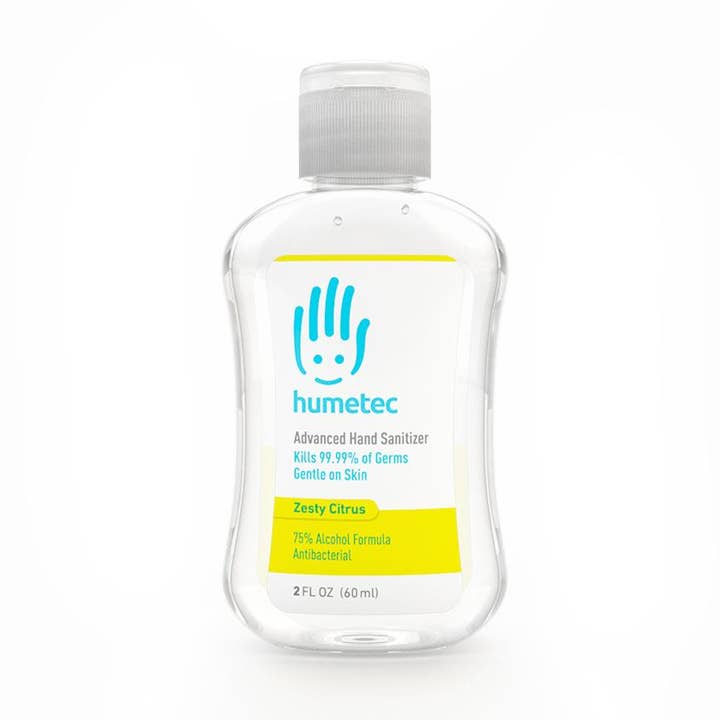 Étui de désinfectant pour les mains Humetec Advanced - Zesty Citrus pour la vente par Humetec