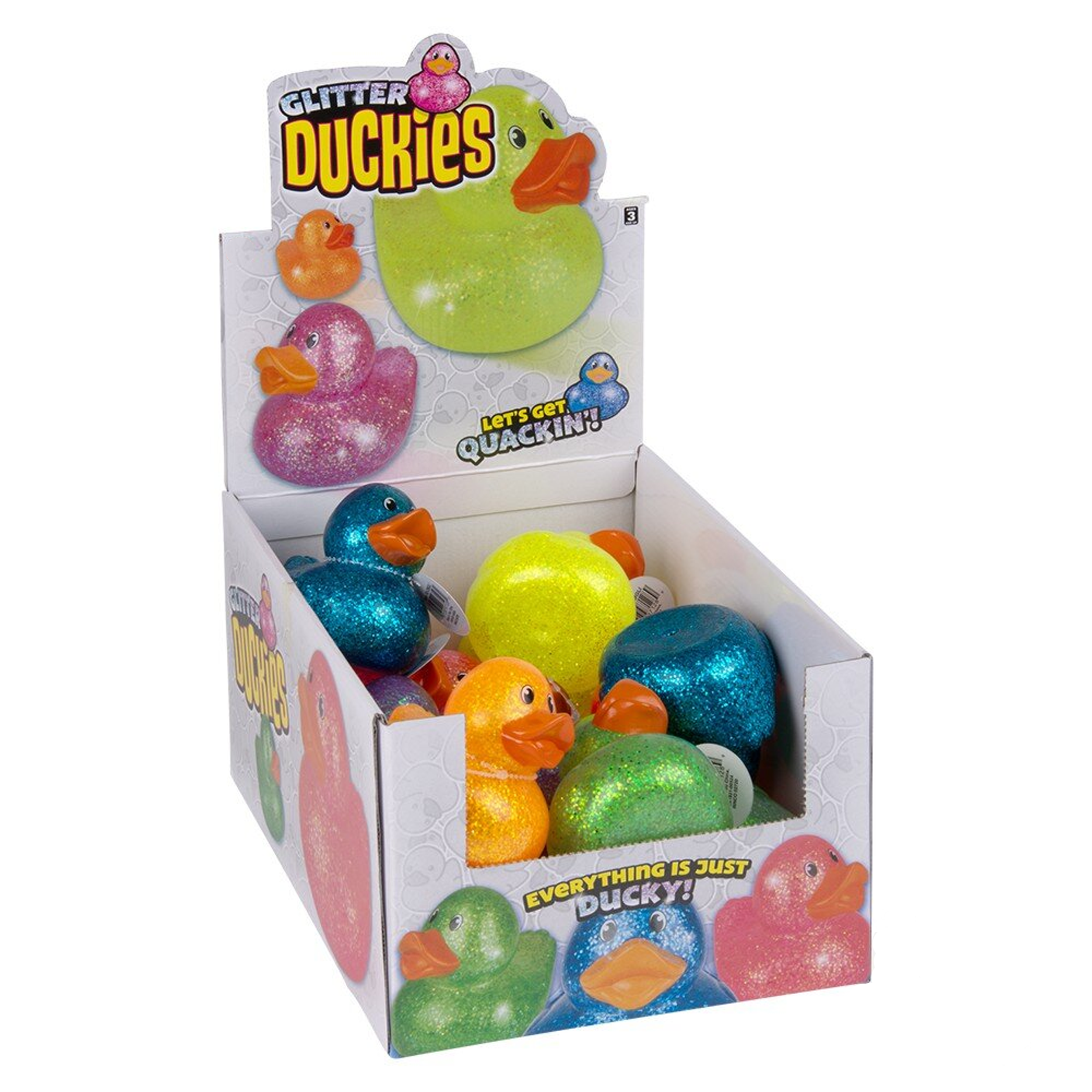 Pagdee Kids Juniors - Wholesale Bath Toy - Baby - Holiday Décor Sparkling Glitter Duckies Fun Toys For Kids6