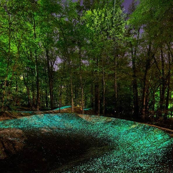 IT GLOWS - Wholesale Outdoor ornament/decor - Glow In The Dark Sand - Green /Glow Sand/ Garden sand/ 1-3mm8