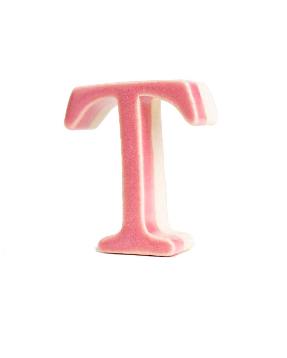 MudLOVE - Wholesale Decorative Tabletop Object - T - LOVE Letter4