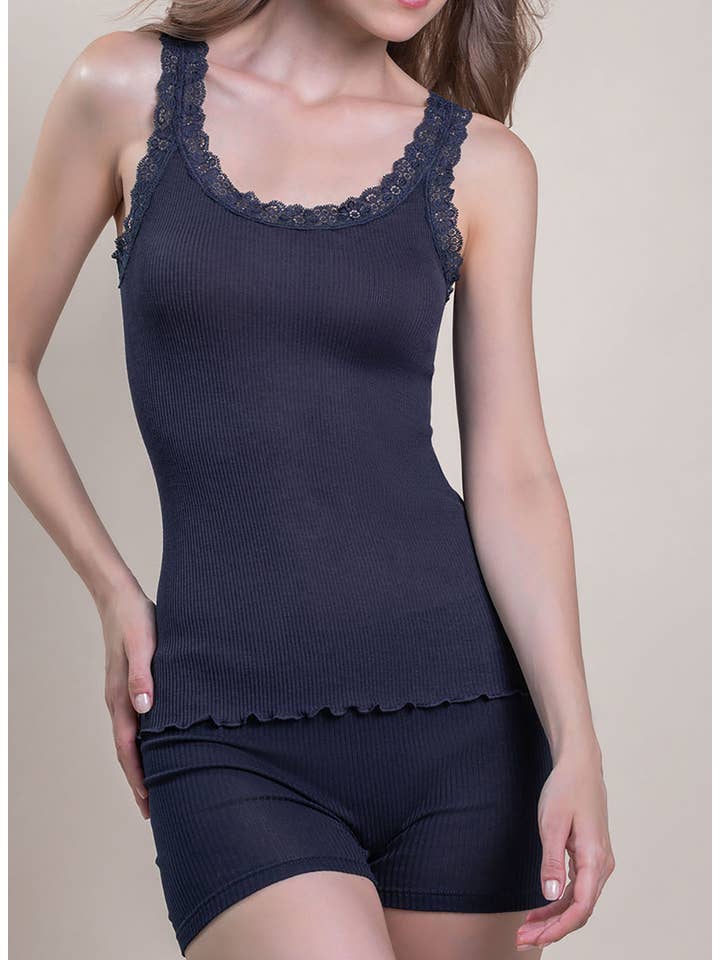 BEST LUXURY - Venta al por mayor Camisola - Mujer - VITTORIA 8501-Camiseta interior Lana y Seda