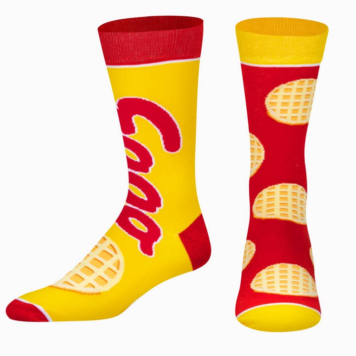 Eggo Split - Mens Crew Straight for wholesale by Odd Sox